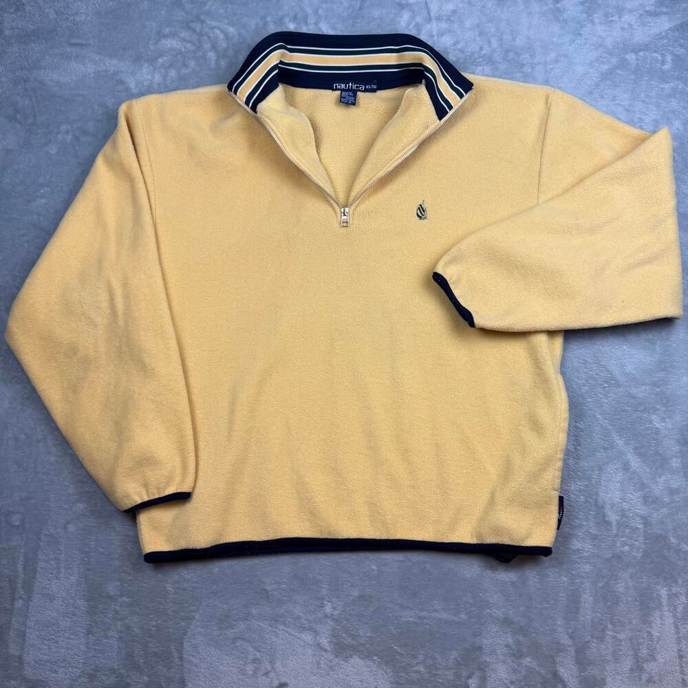 Nautica Men's Yellow Sweatshirt